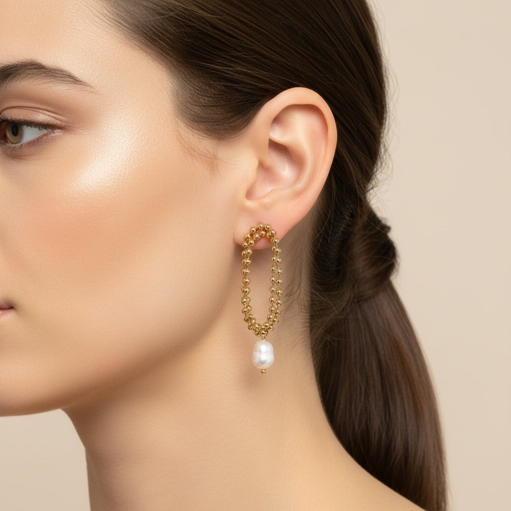 Boucles d'oreilles ÉMILIE - Margeli Créations