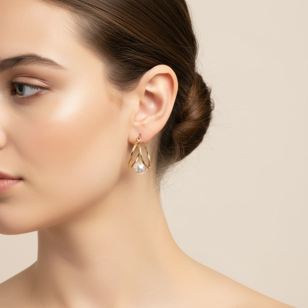 Boucles d'oreilles CHLOÉ - Margeli Créations