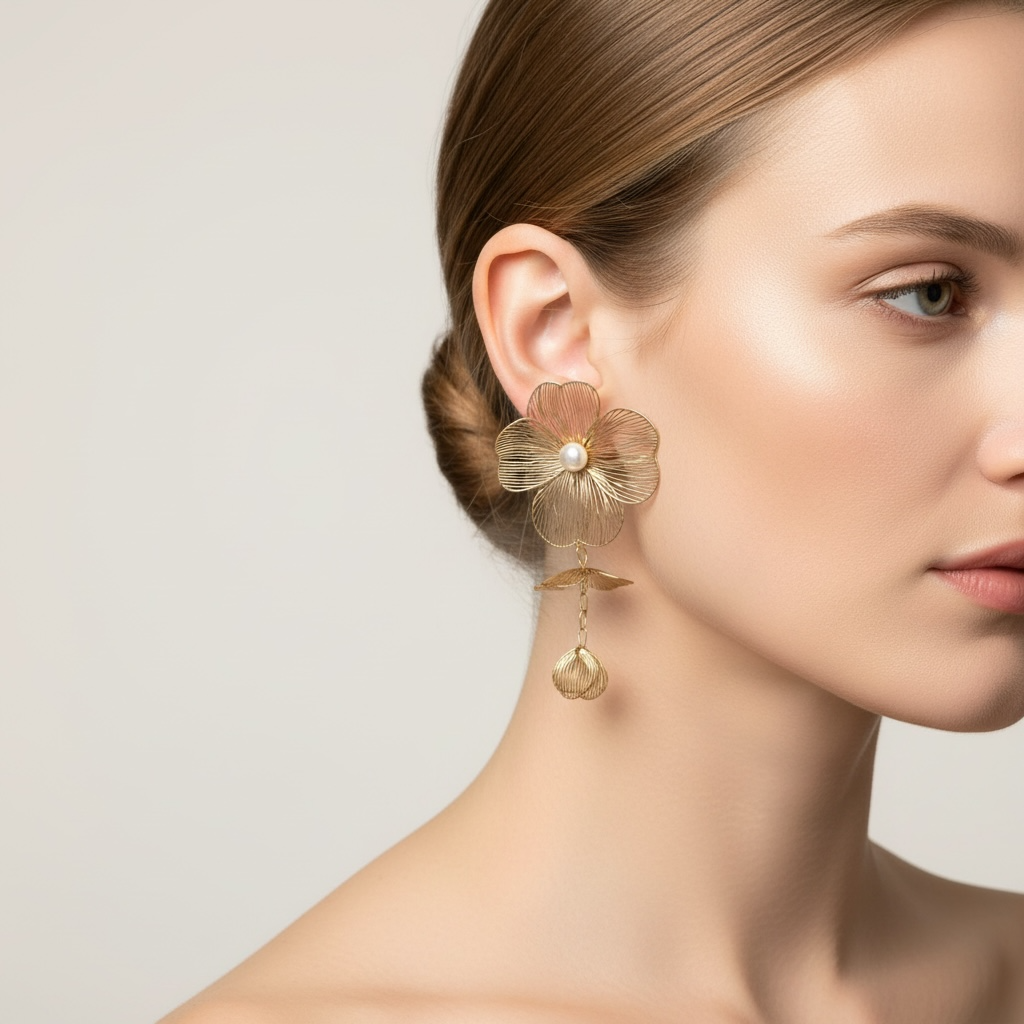Boucles d'oreilles PIA - Margeli Créations