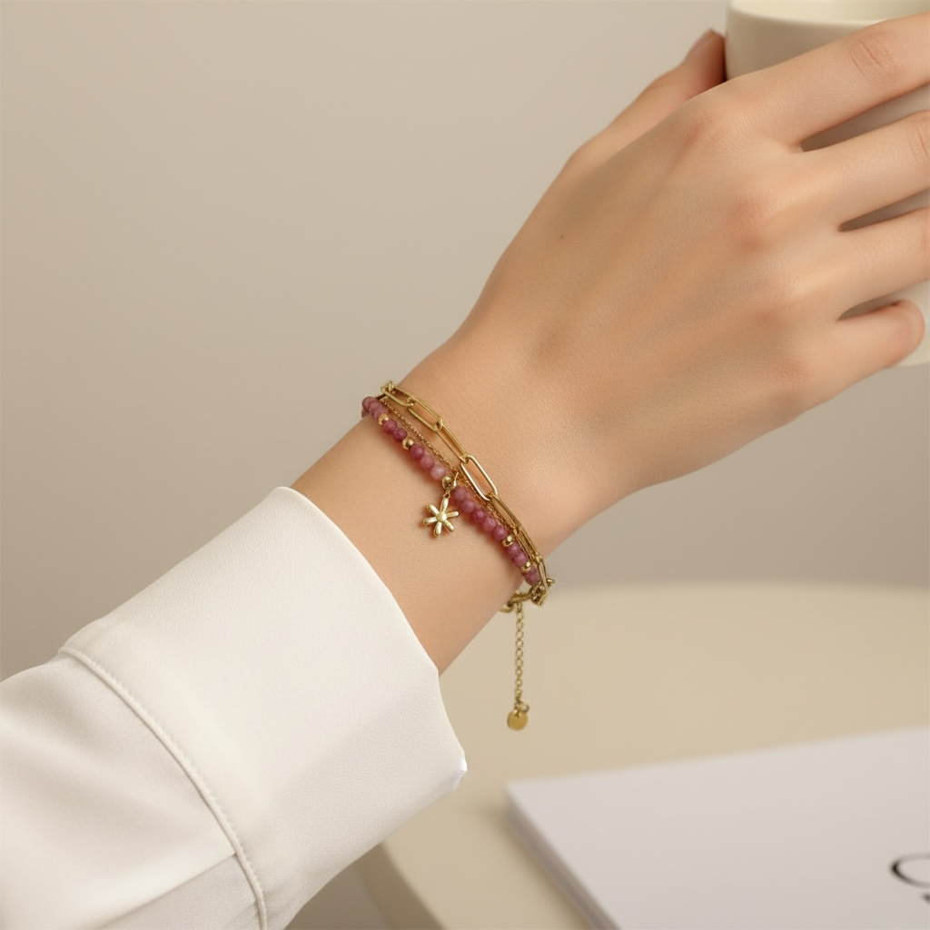 Bracelet JADE - Margeli Créations