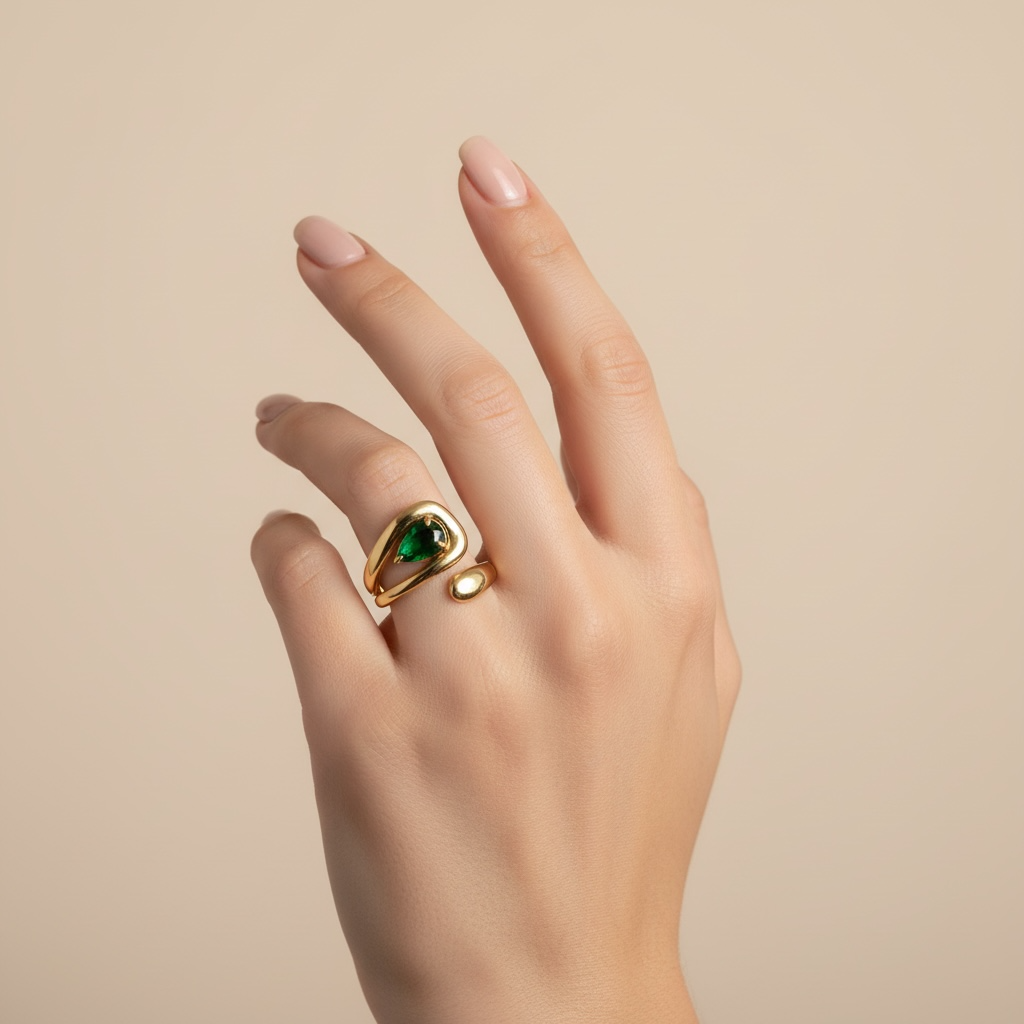 Bague AMBRE - Margeli Créations