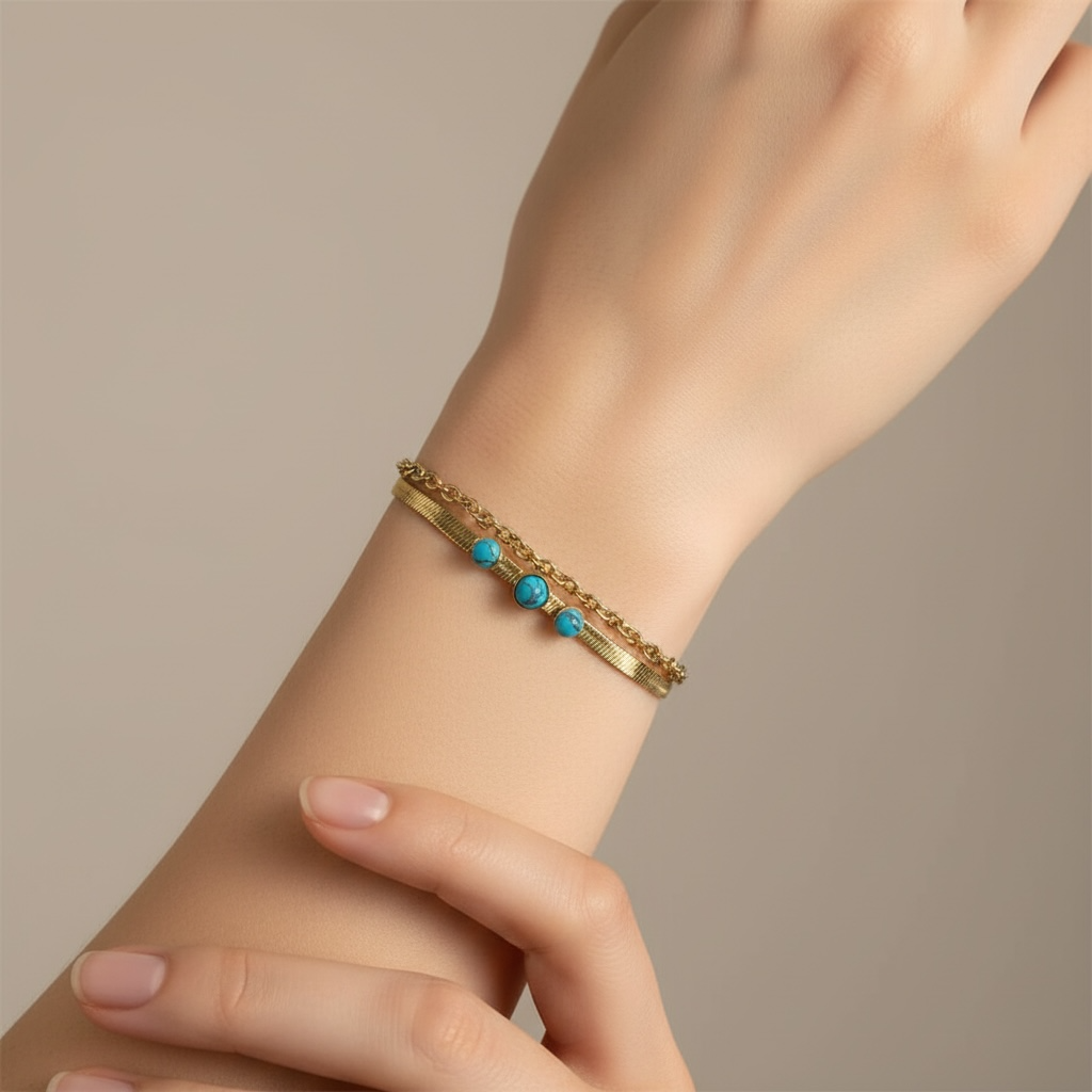 Bracelet FLORE - Margeli Créations