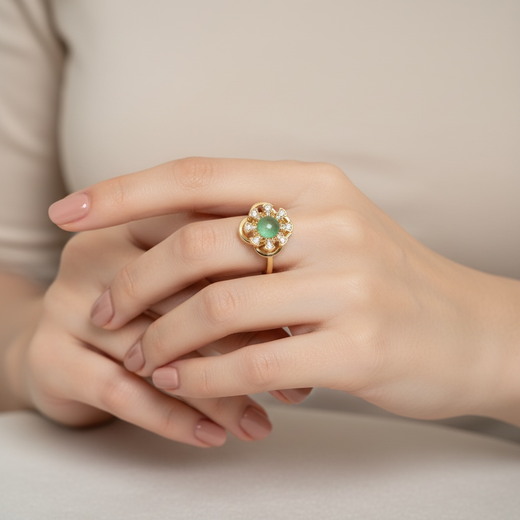 Bague rotative antis-stress MINA - Margeli Créations